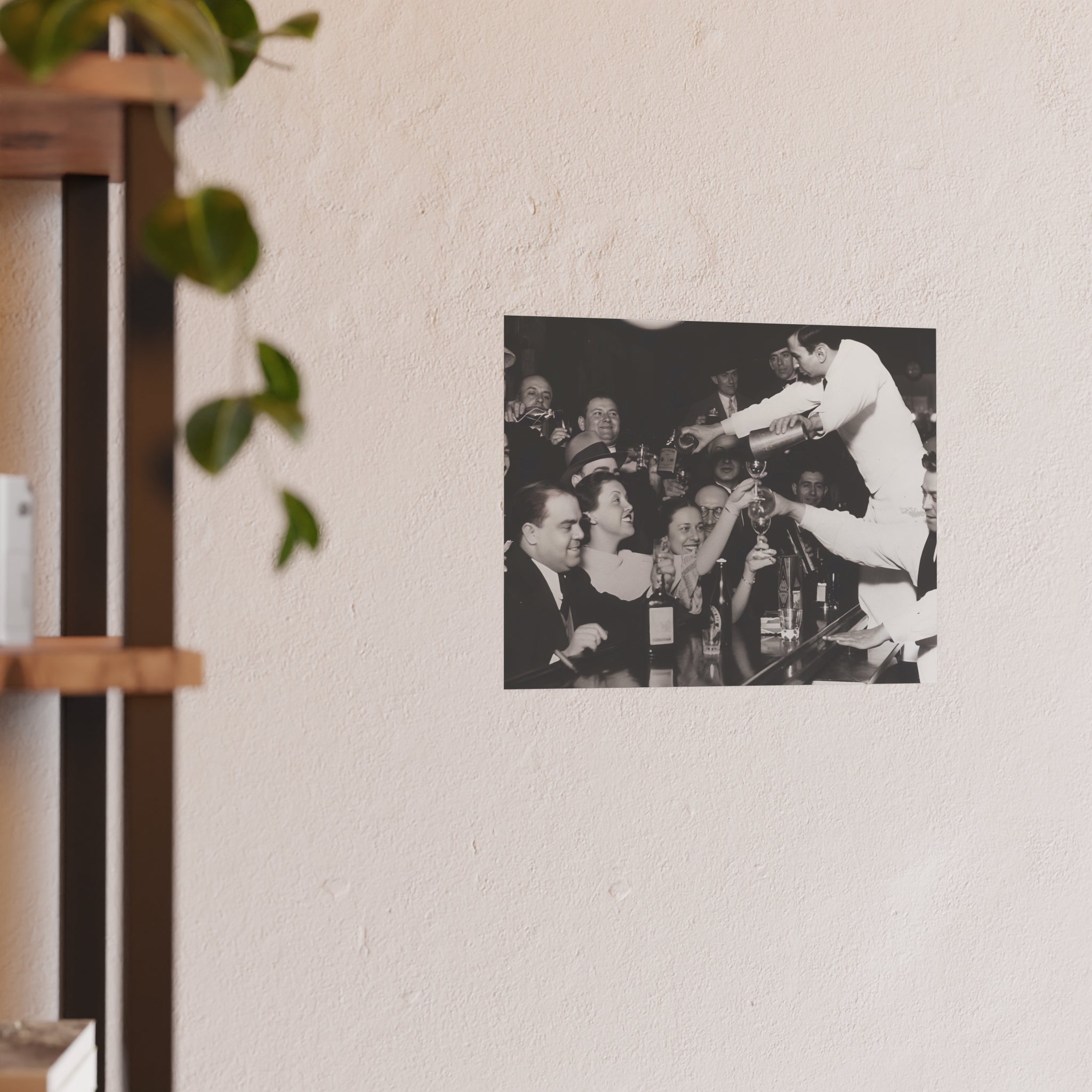 Vintage Bar Scene Poster, Prohibition Print, End of Prohibition