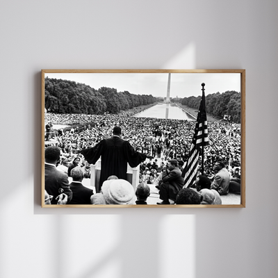 Martin Luther King Jr Wall Art, Prayer Pilgrimage for Freedom 1957 Print - Wall Art Print | Oakline Studio