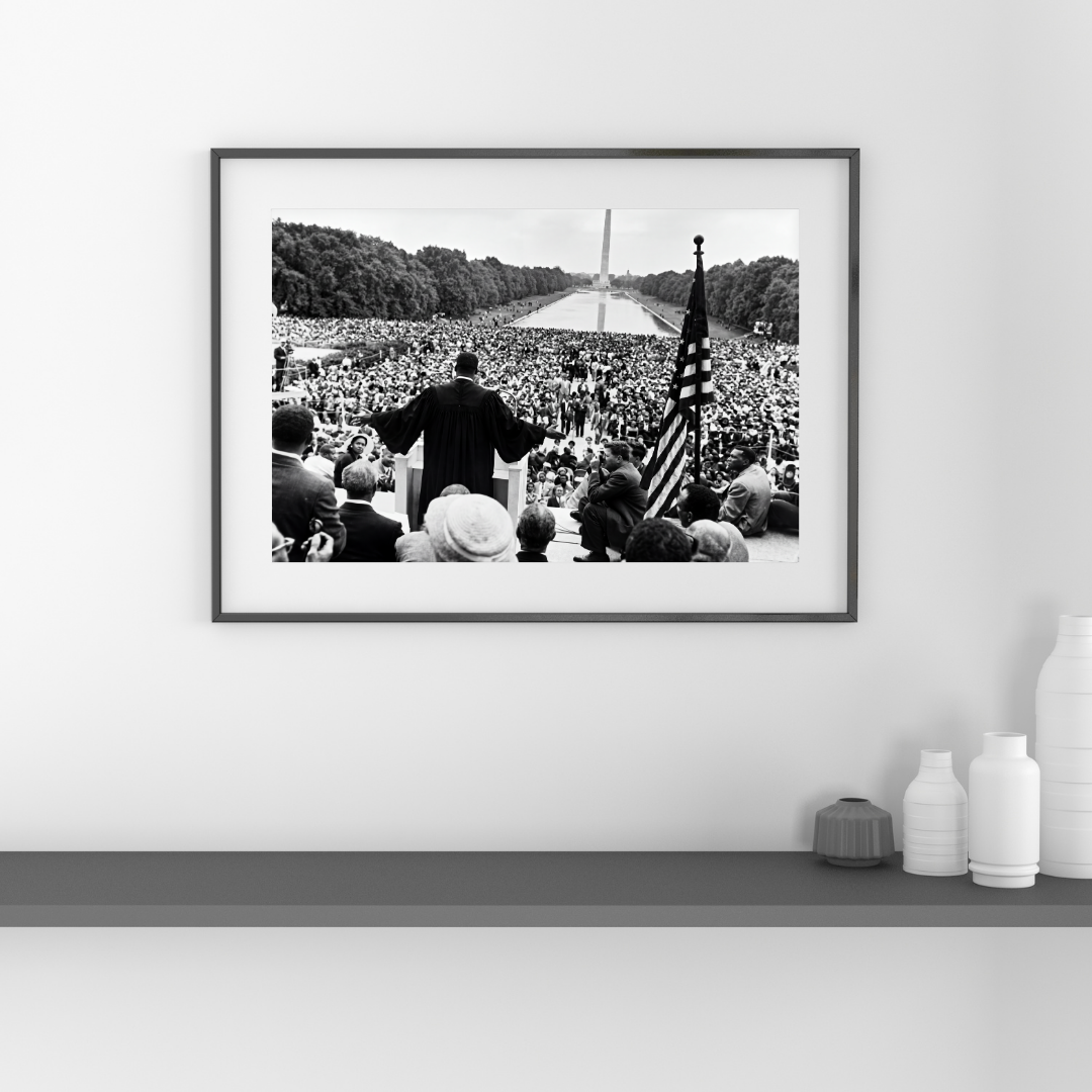 Martin Luther King Jr Wall Art, Prayer Pilgrimage for Freedom 1957 Print