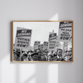 March on Washington Photo Print, Martin Luther King Jr Black and White Wall Art