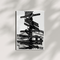 Bourbon Distillery Sign Wall Art, Black and White Kentucky Bourbon Poster