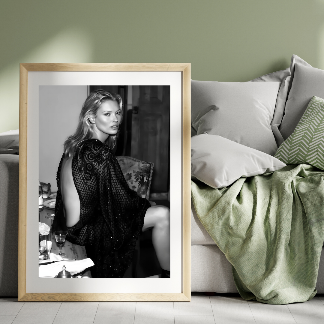 Kate Moss Print, Feminist Wall Art, Fashion Poster