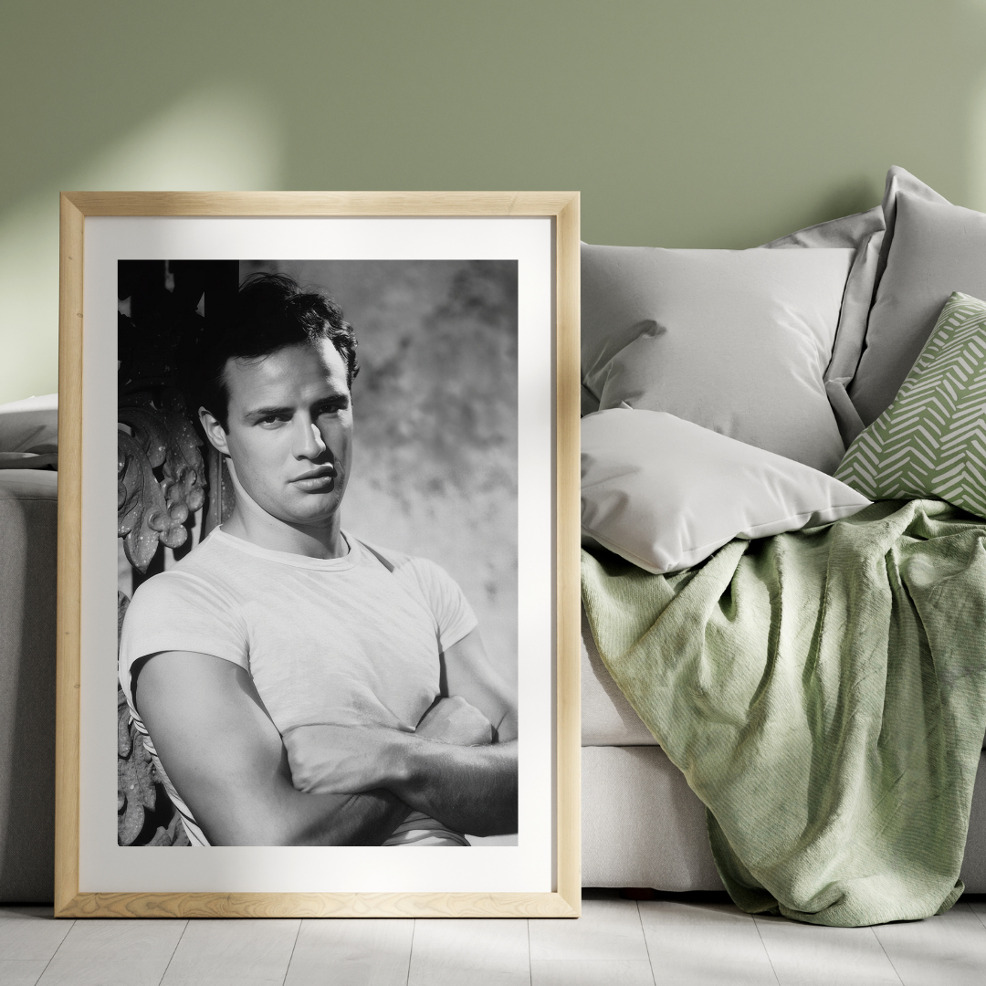 Marlon Brando Wall Art Decor, Classic Hollywood Movie Poster / DIGITAL DOWNLOAD