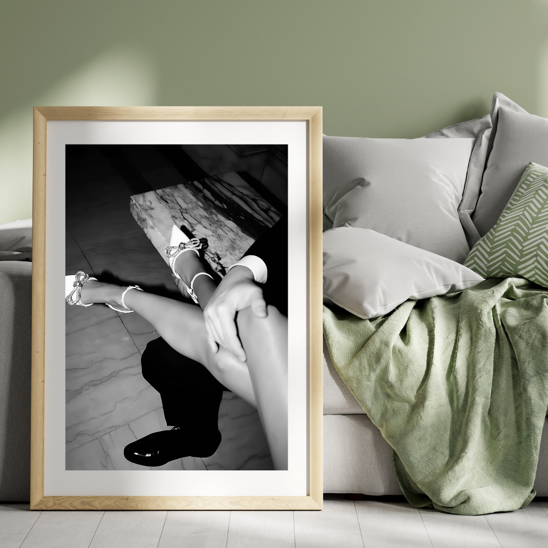 Luxury Fashion Print, Black And White Chic Poster / DIGITAL DOWNLOAD