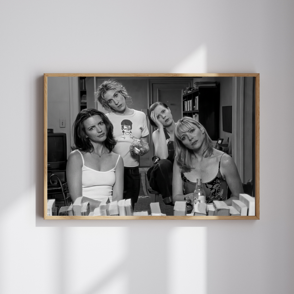 Sex and the City Poster, SATC Black and White Wall Art
