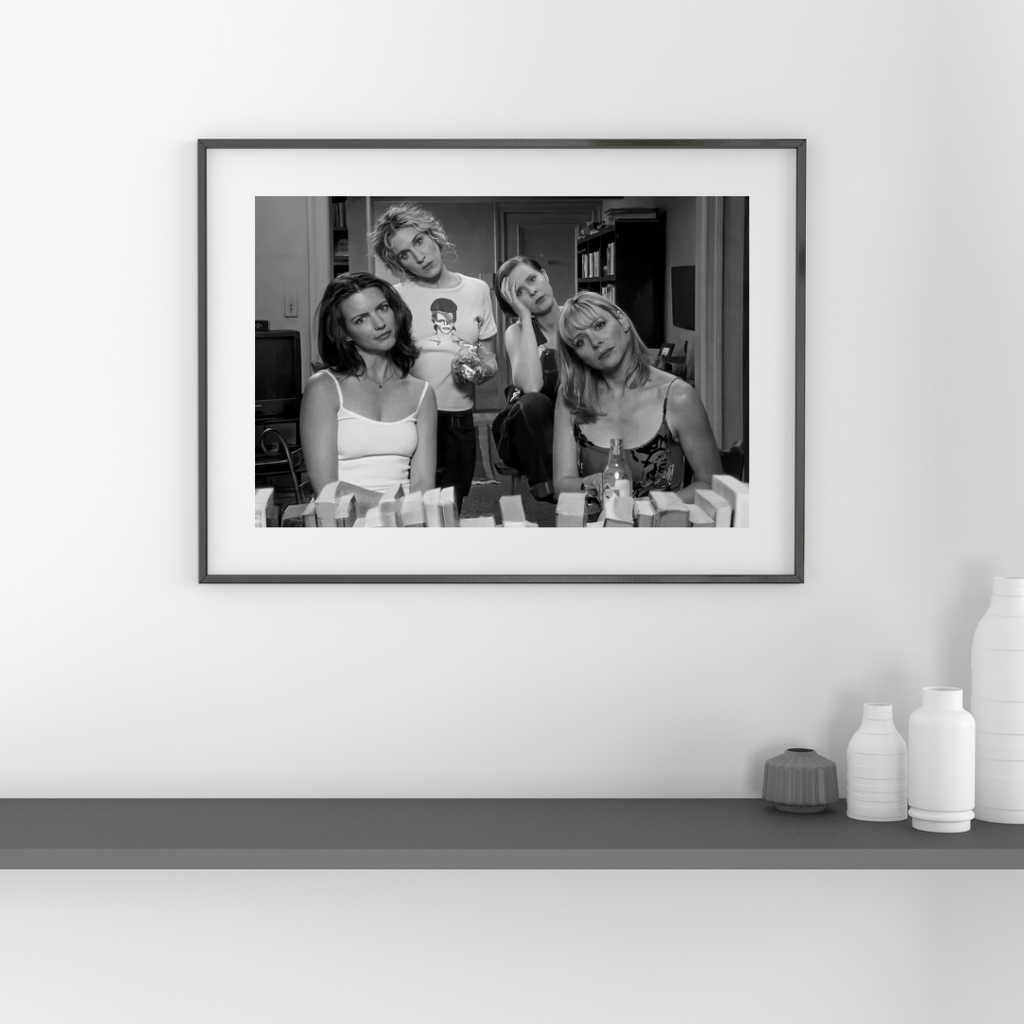 Sex and the City Poster, SATC Black and White Wall Art