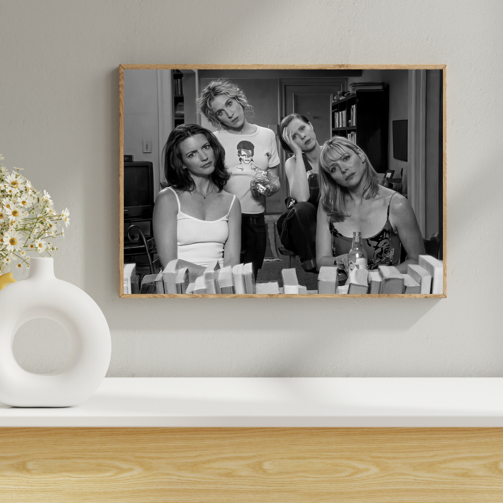 Sex and the City Poster, SATC Black and White Wall Art