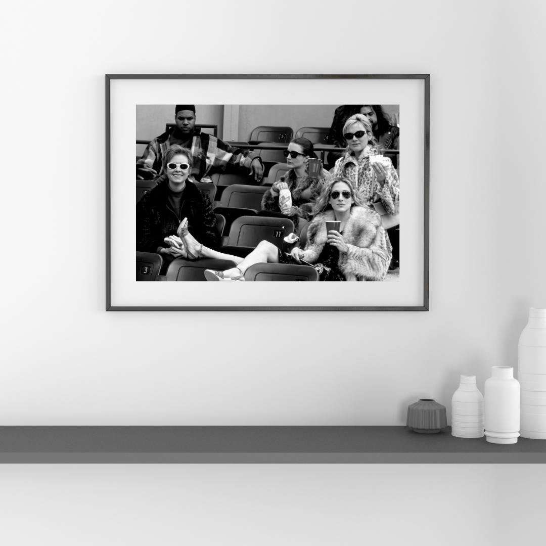 Sex and the City Poster, SATC Print, Black and White TV Show Wall Art