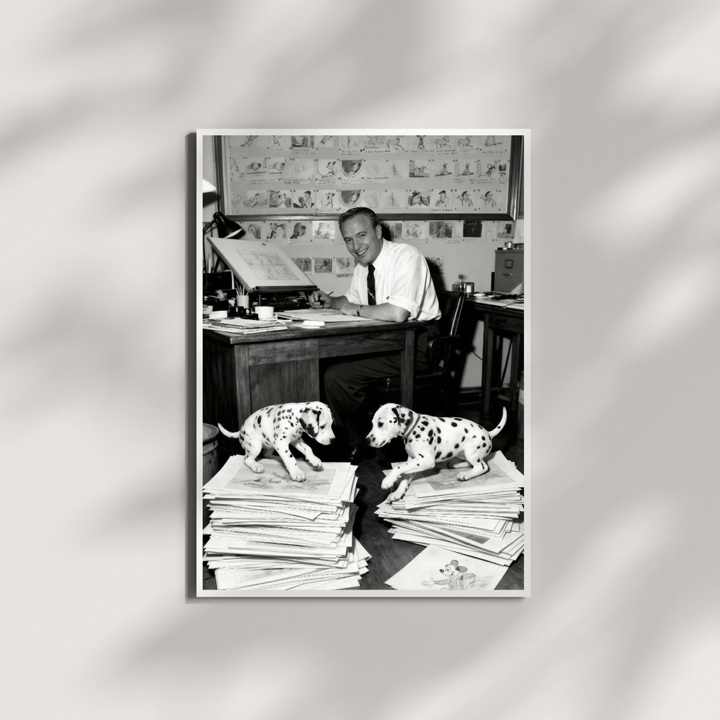 101 Dalmatians Photography Print - Dalmatian Puppies Vintage Photo