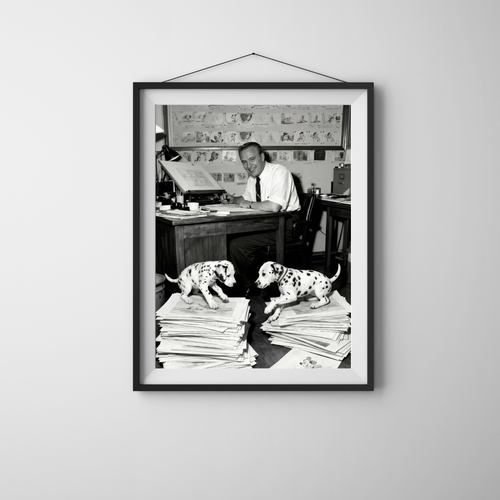 101 Dalmatians Photography Print - Dalmatian Puppies Vintage Photo