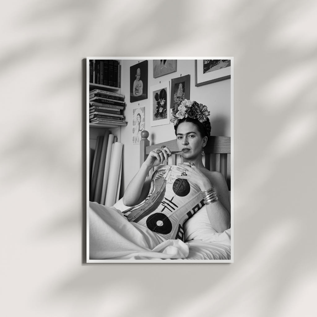 Frida Kahlo Print, Photography Prints, Vintage Poster