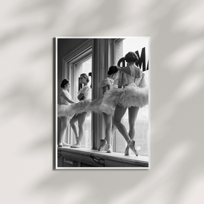 Ballerinas of the American Ballet Poster, Black and White Wall Art - Wall Art Print | Oakline Studio