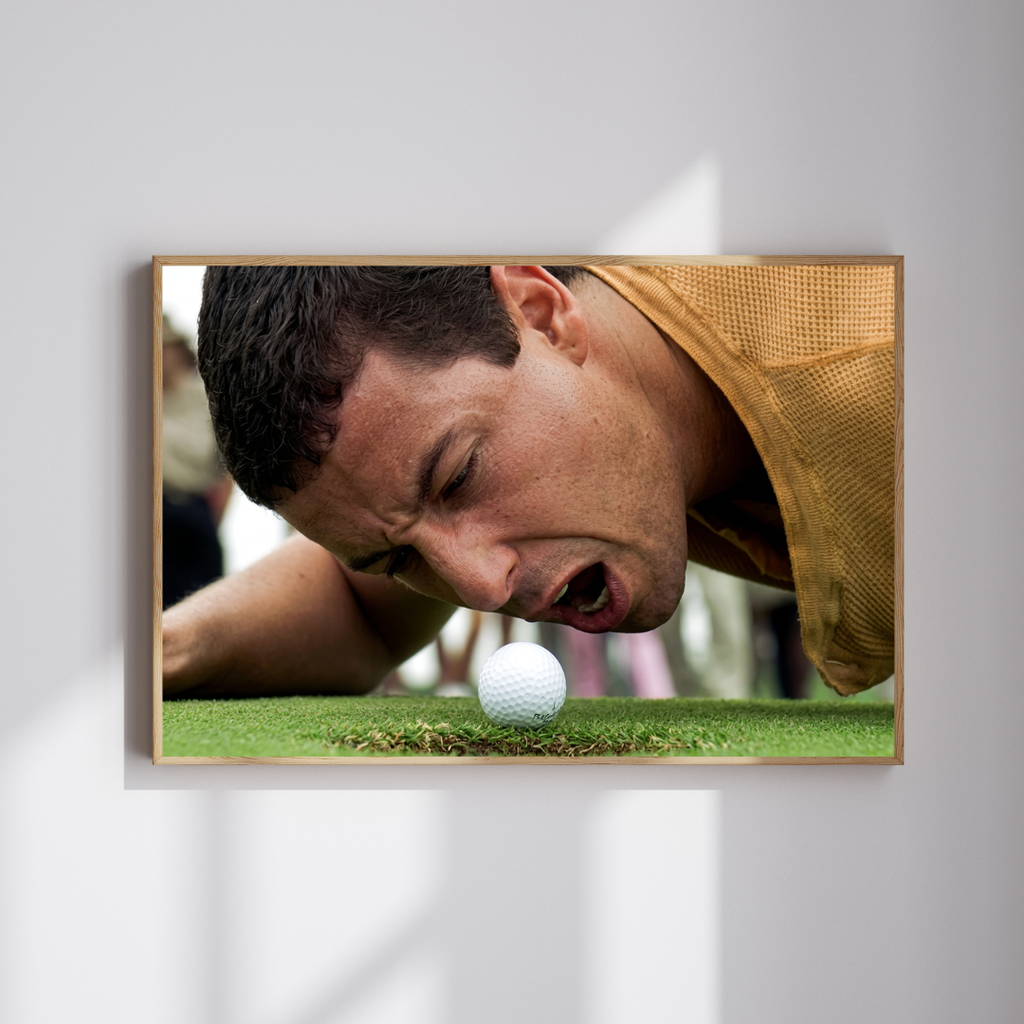 Happy Gilmore Poster, Movie Wall Art, Retro Poster