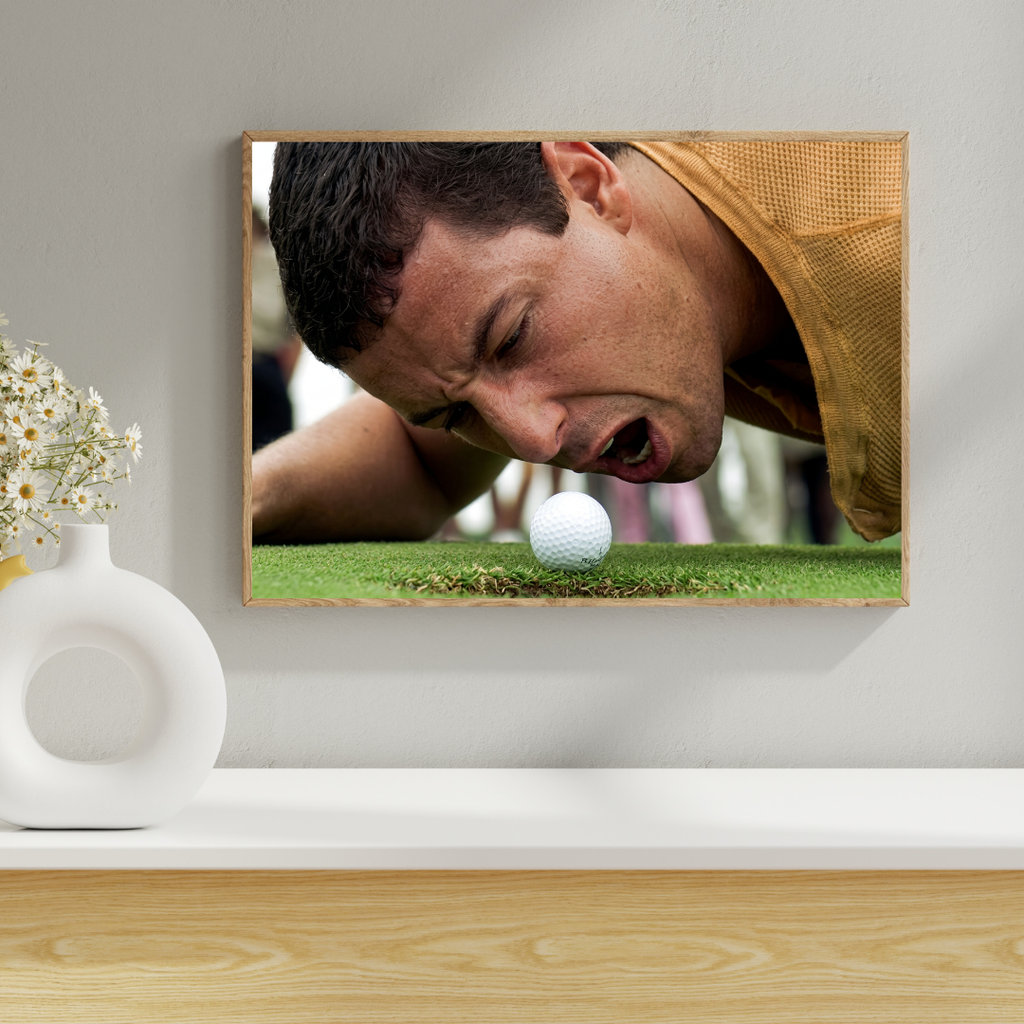 Happy Gilmore Poster, Movie Wall Art, Retro Poster