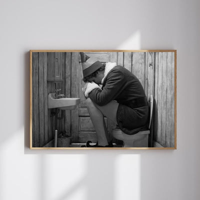 Funny Elf Movie Bathroom Poster, Meme Restroom Decor - Wall Art Print | Oakline Studio
