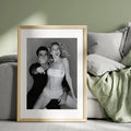 Carrie and Mr. Big Print: Iconic Fashion Couple / DIGITAL DOWNLOAD