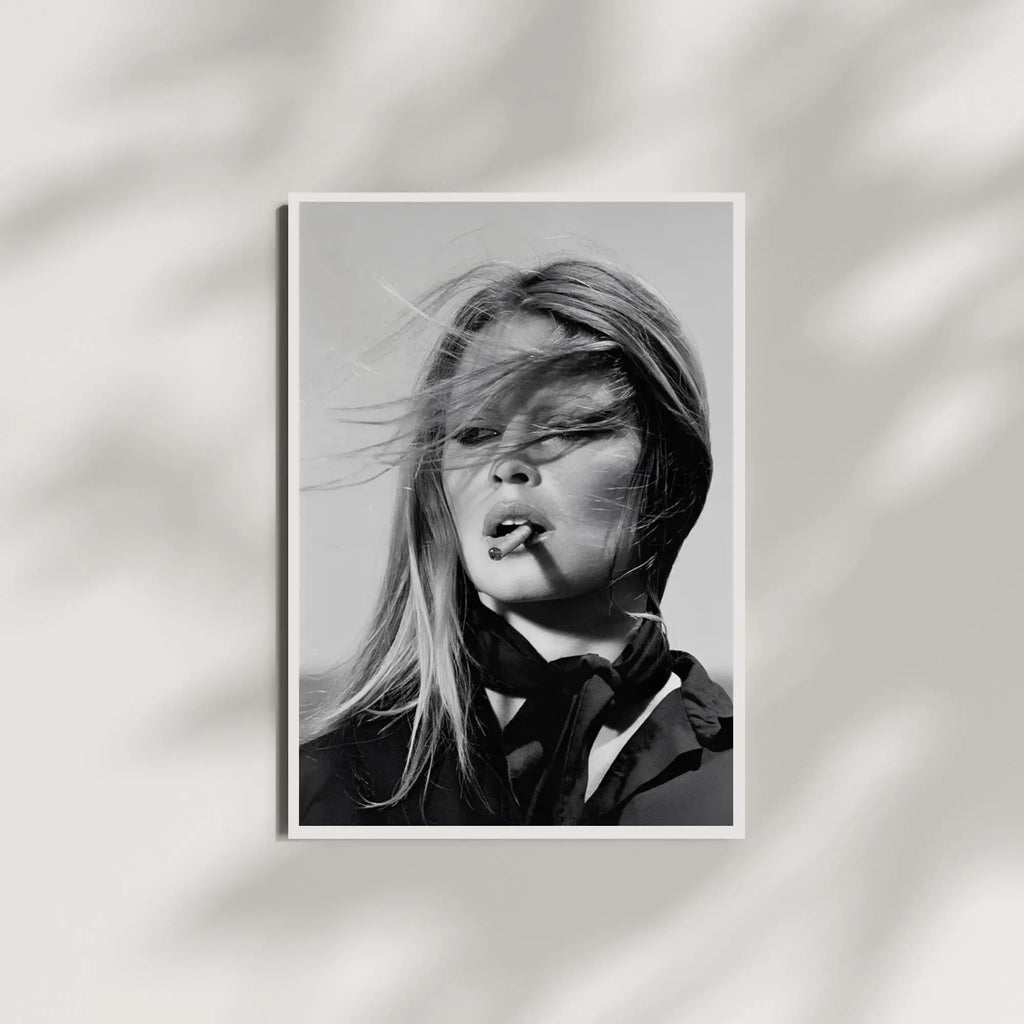 Brigitte Bardot Portrait: Vintage French Poster / DIGITAL DOWNLOAD