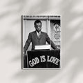 James Baldwin Vintage Photo Print, Retro Wall Art