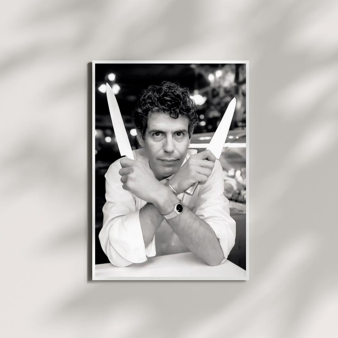 Anthony Bourdain Print - Photography Poster