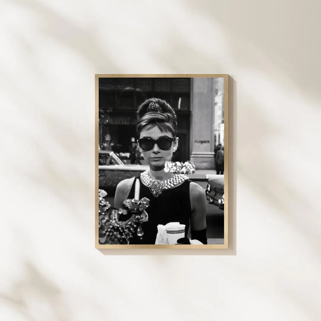 Audrey Hepburn Wall Decor, Black and White Wall Art