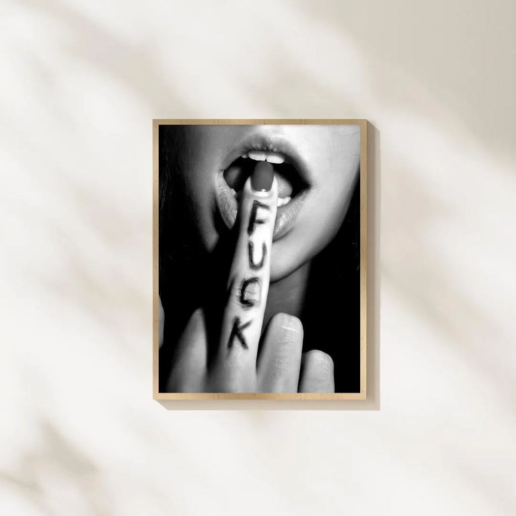 Provocative Minimalism – Black & White Contemporary Art Print, Bedroom Wall Decor / DIGITAL DOWNLOAD