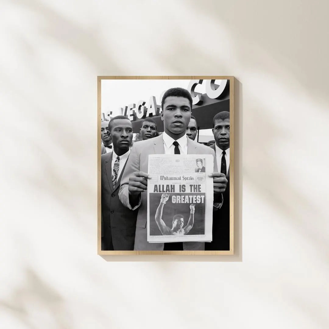 Muhammad Ali Poster, Allah is the Greatest Wall Art