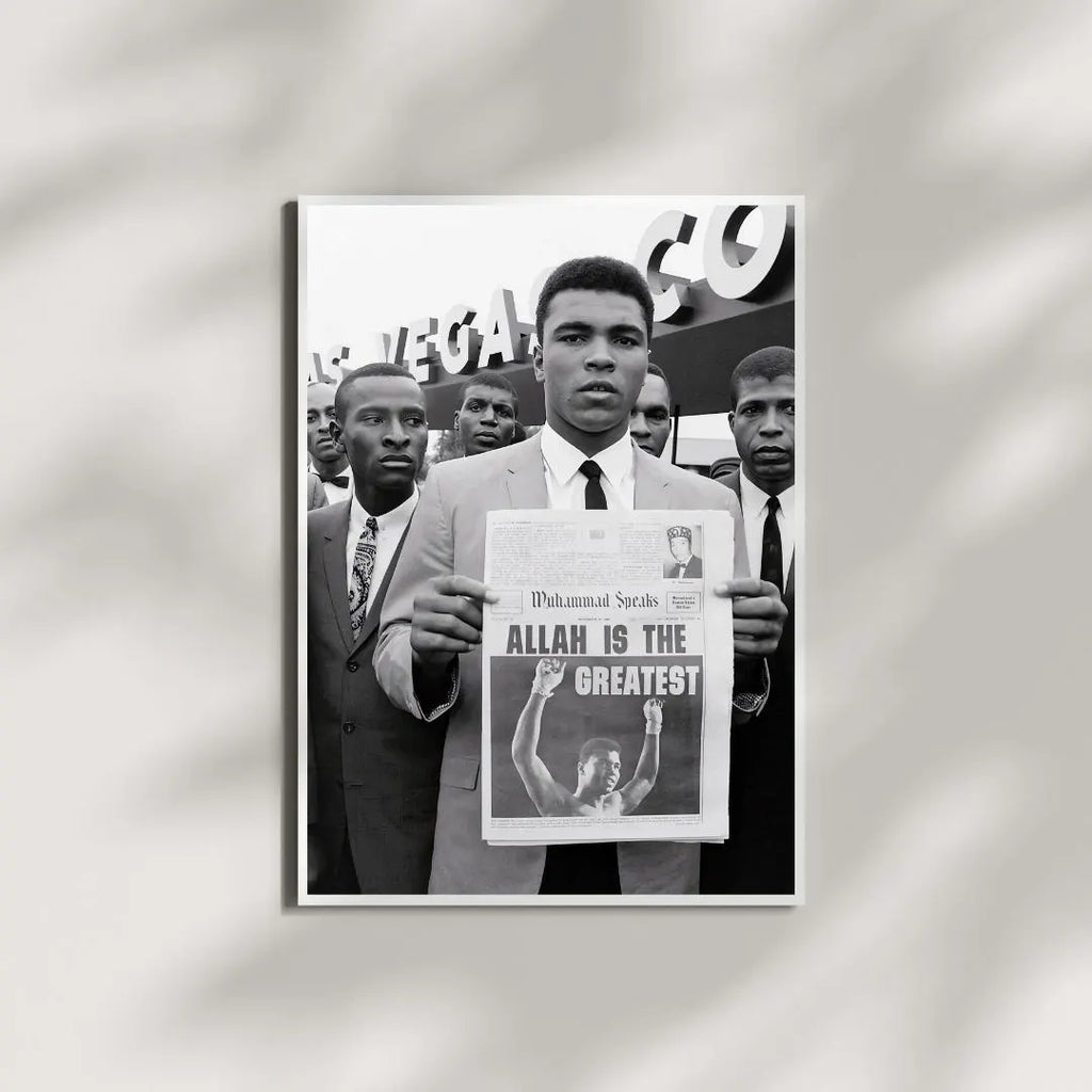 Muhammad Ali Poster, Allah is the Greatest Wall Art