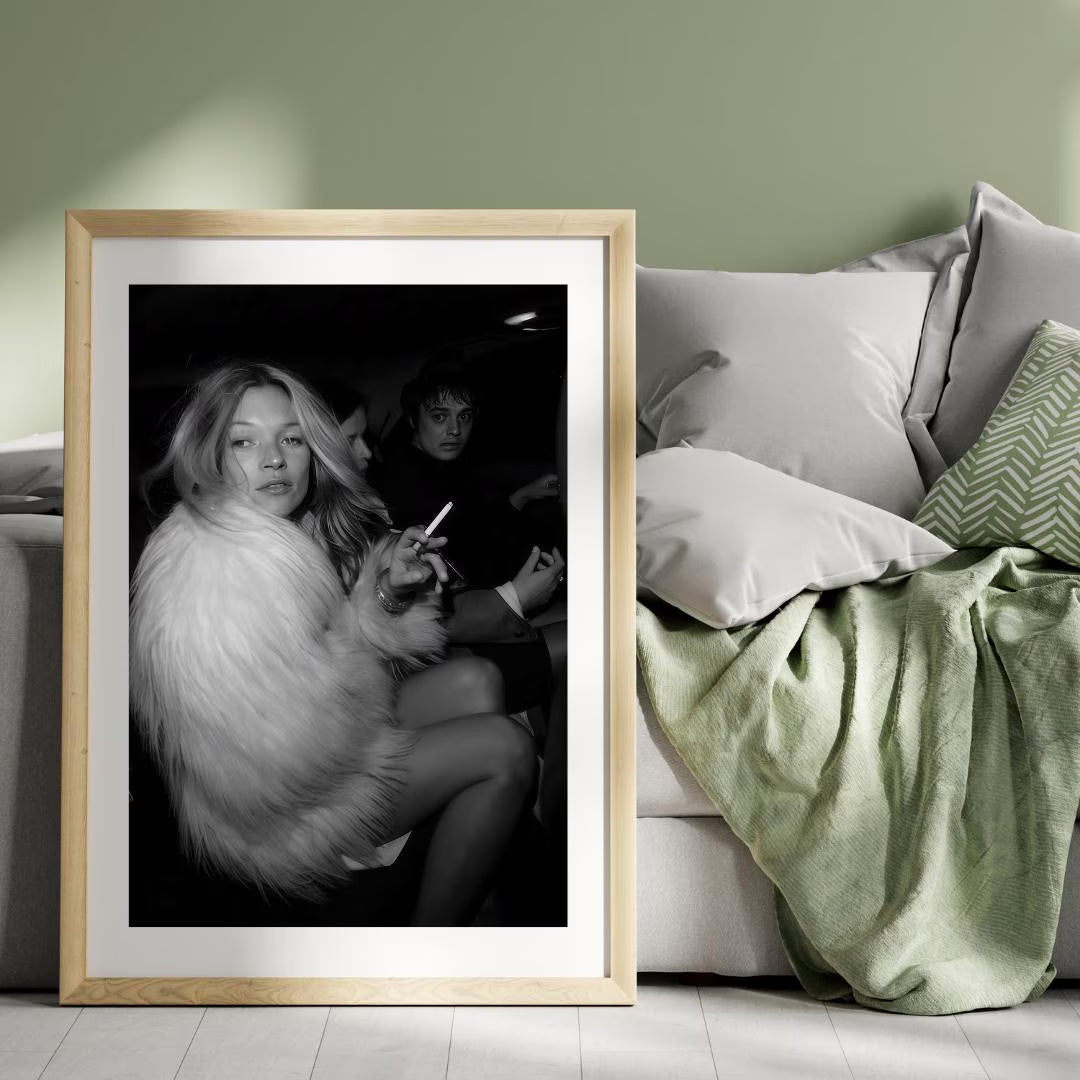 Kate Moss Poster - 90s Supermodel Poster