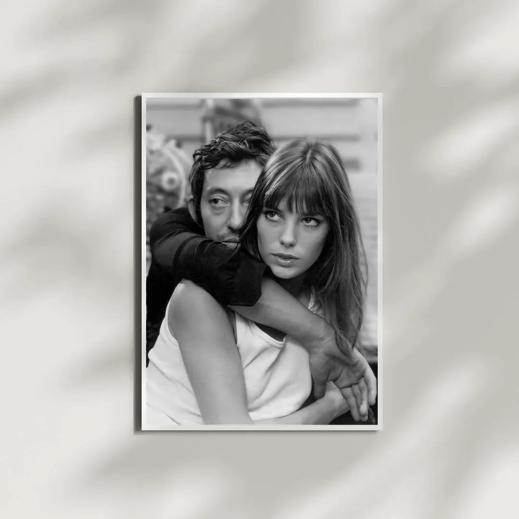 Jane Birkin and Serge Gainsbourg Wall Art, Photography Poster
