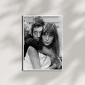 Jane Birkin and Serge Gainsbourg Wall Art, Photography Poster