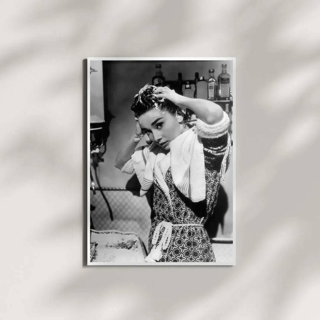 Audrey Hepburn Wall Art, Vintage Photograph