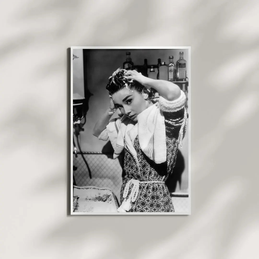 Audrey Hepburn Wall Art, Vintage Photograph