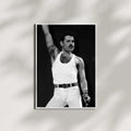 Freddie Mercury Vintage Photo Print: Rock Music Poster
