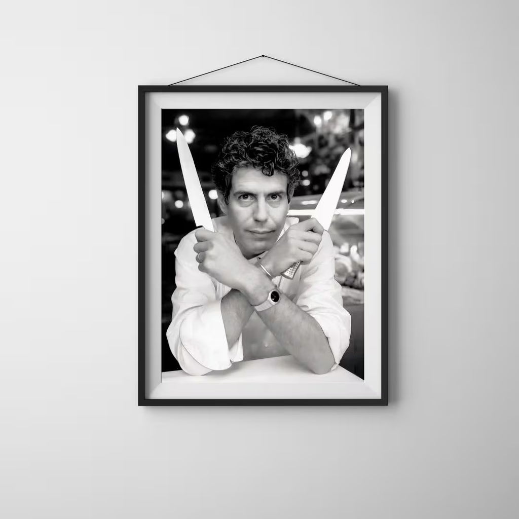 Anthony Bourdain Print - Photography Poster