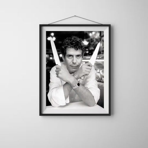 Anthony Bourdain Print - Photography Poster