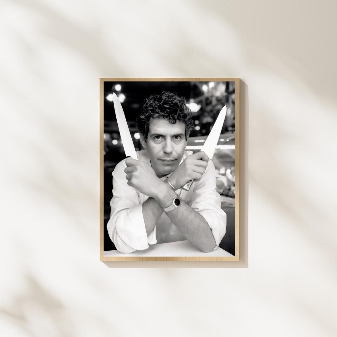 Anthony Bourdain Print - Photography Poster
