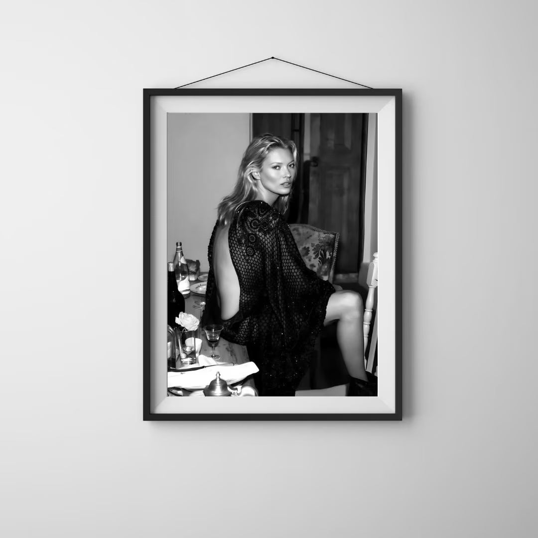Kate Moss Print, Feminist Wall Art, Fashion Poster