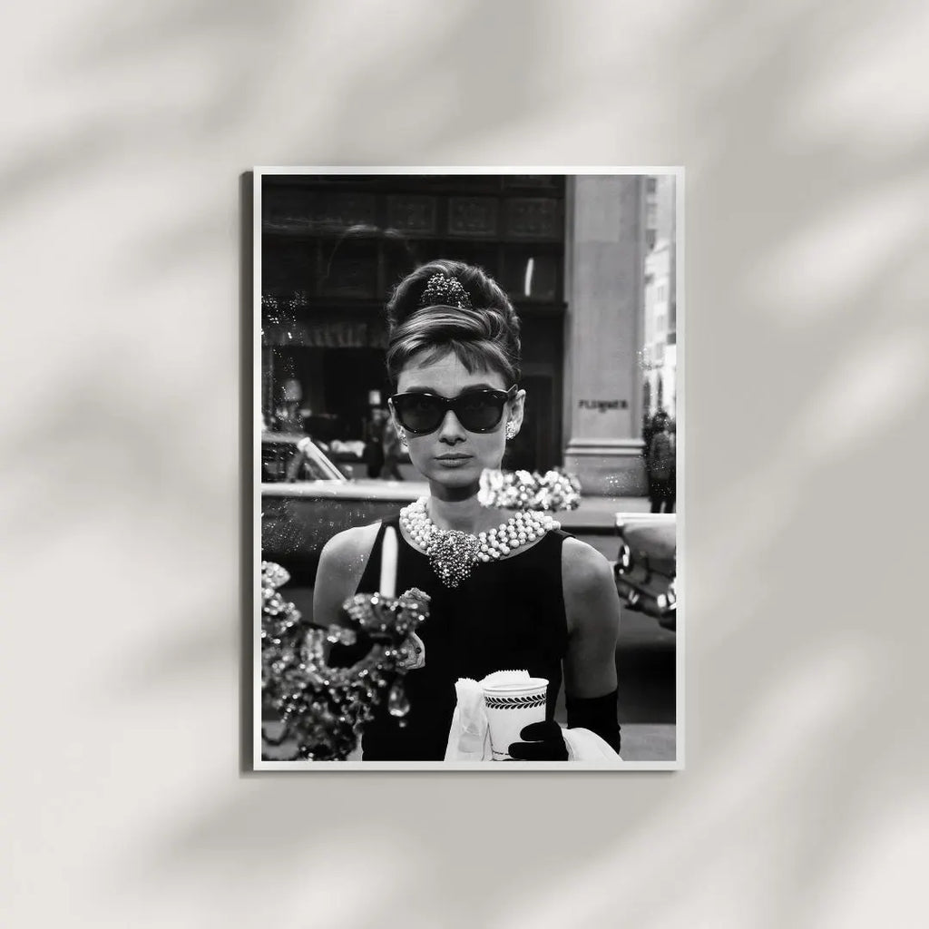 Audrey Hepburn Wall Decor, Black and White Wall Art