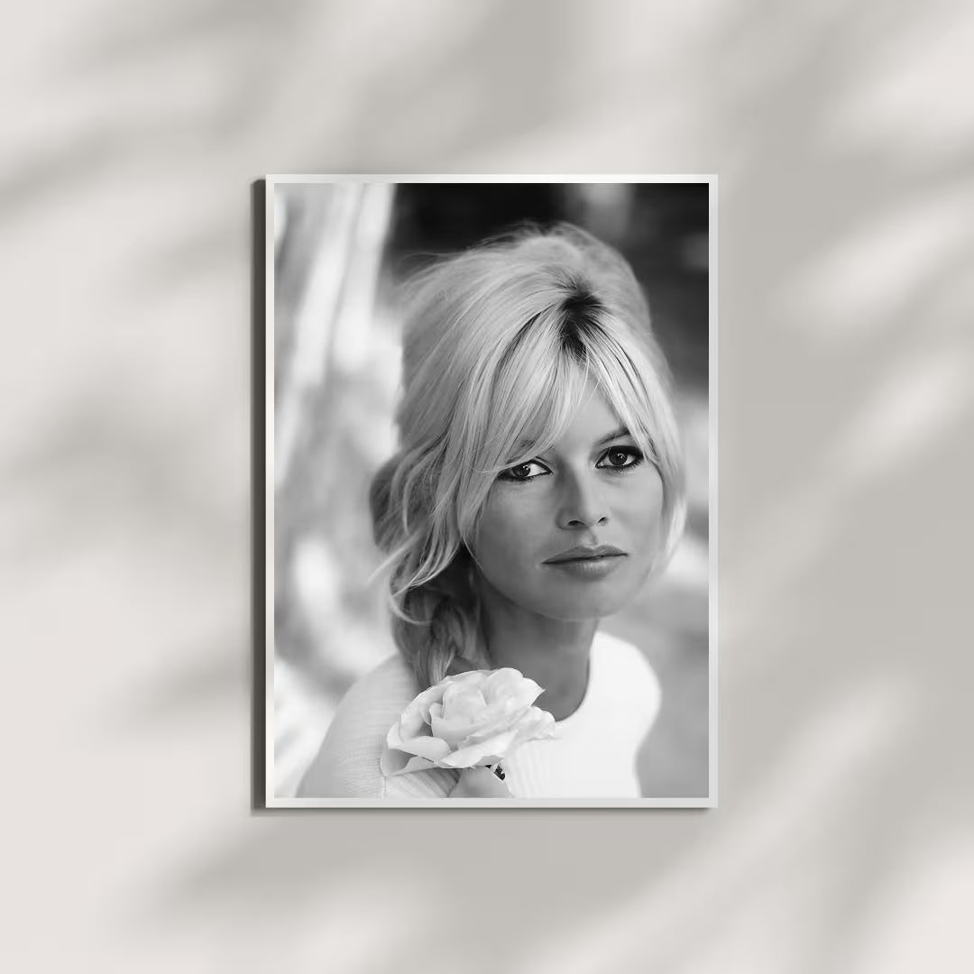 Brigitte Bardot Portrait Poster / DIGITAL DOWNLOAD