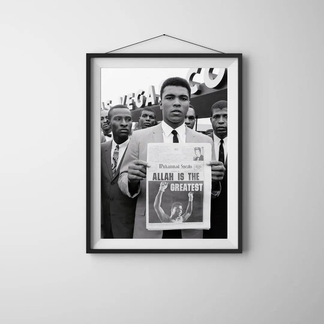 Muhammad Ali Poster, Allah is the Greatest Wall Art